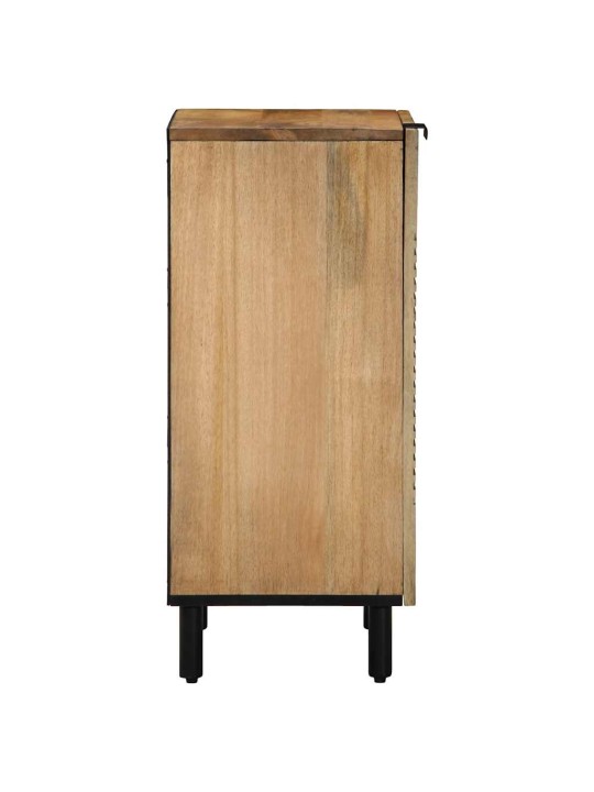 PUHVETKAPP PRUUN 40X33X75 CM TÄISPUIDUST MANGO