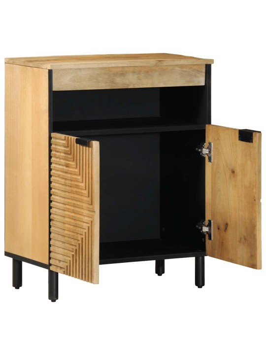 PUHVETKAPP PRUUN 60X33X75 CM TÄISPUIDUST MANGO