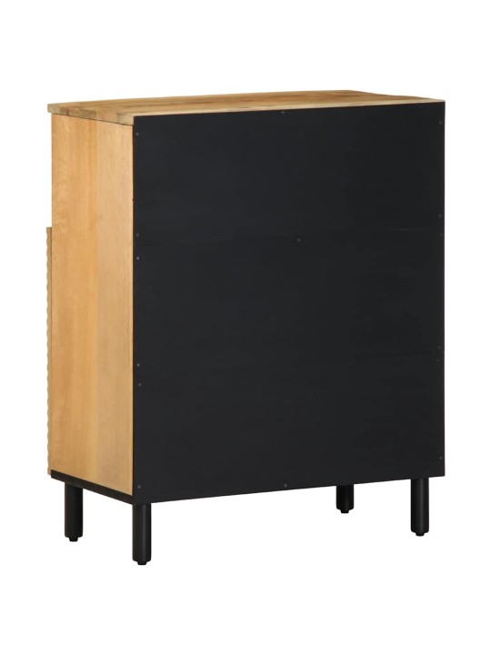 PUHVETKAPP PRUUN 60X33X75 CM TÄISPUIDUST MANGO