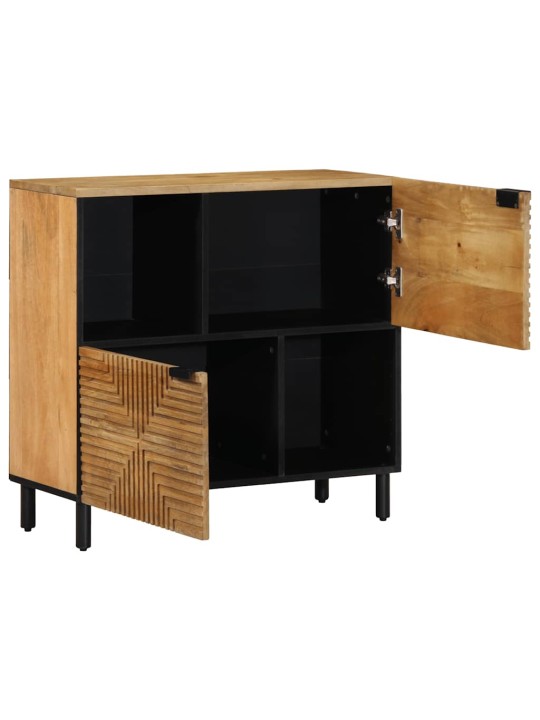 PUHVETKAPP PRUUN 80X33X75 CM TÄISPUIDUST MANGO