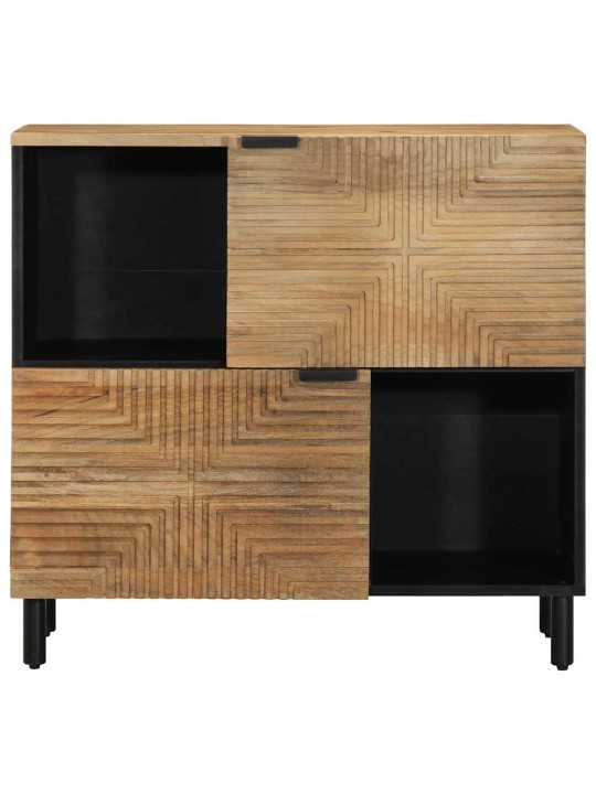 PUHVETKAPP PRUUN 80X33X75 CM TÄISPUIDUST MANGO