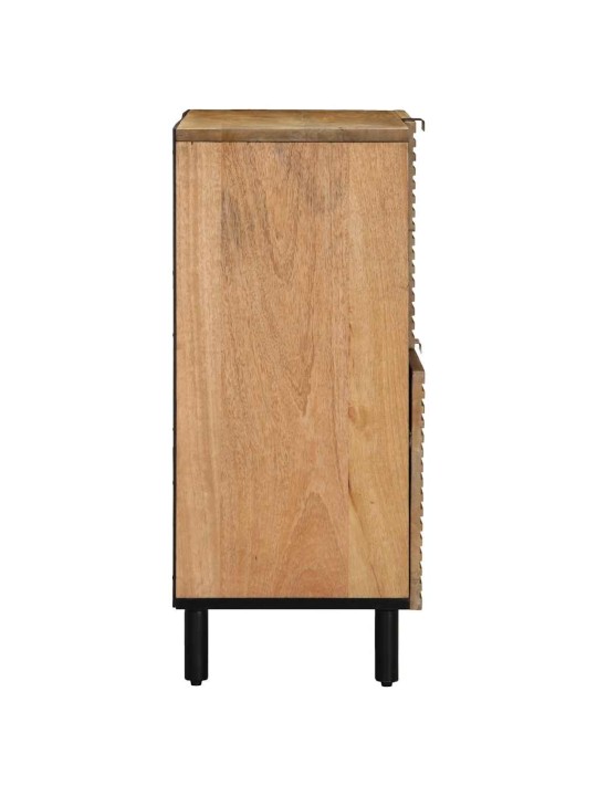 PUHVETKAPP PRUUN 80X33X75 CM TÄISPUIDUST MANGO