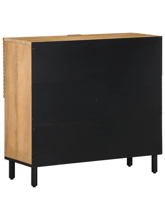 PUHVETKAPP PRUUN 80X33X75 CM TÄISPUIDUST MANGO