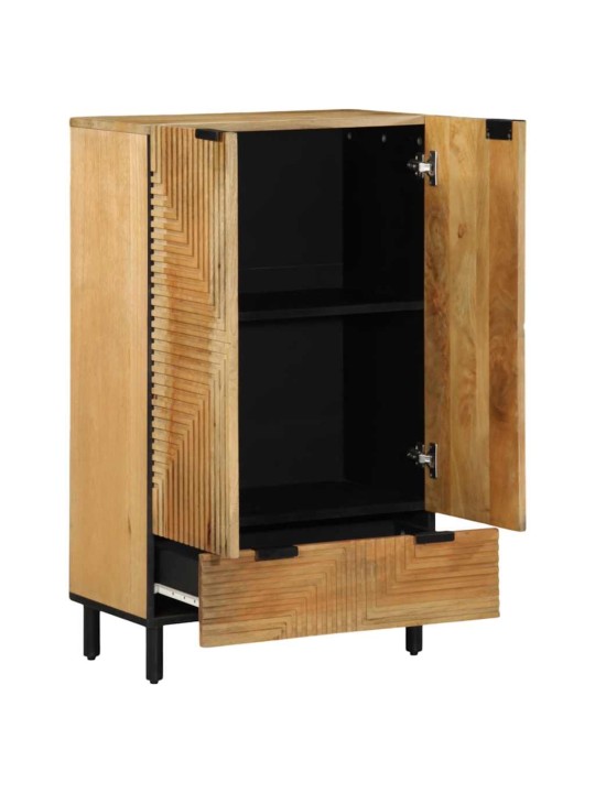 HIGHBOARD PRUUN 60X33X100 CM TÄISPUIDUST MANGO