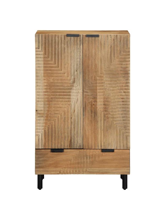HIGHBOARD PRUUN 60X33X100 CM TÄISPUIDUST MANGO