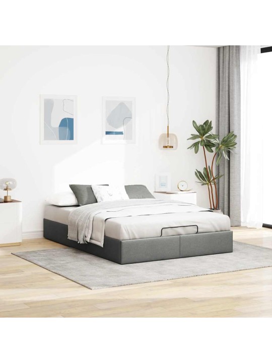 OTTOMANI VOODIRAAM ILMA MADRATSITA, TUMEHALL, 140X200CM, KANGAS
