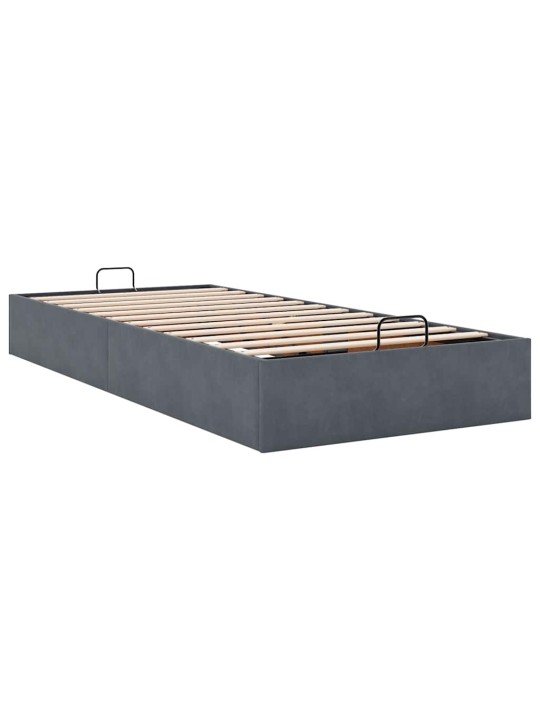 OTTOMANI VOODIRAAM ILMA MADRATSITA, TUMEHALL, 80X200 CM, SAMET