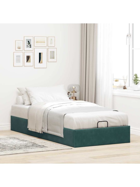 OTTOMANI VOODIRAAM ILMA MADRATSITA, 100X200 CM, SAMET