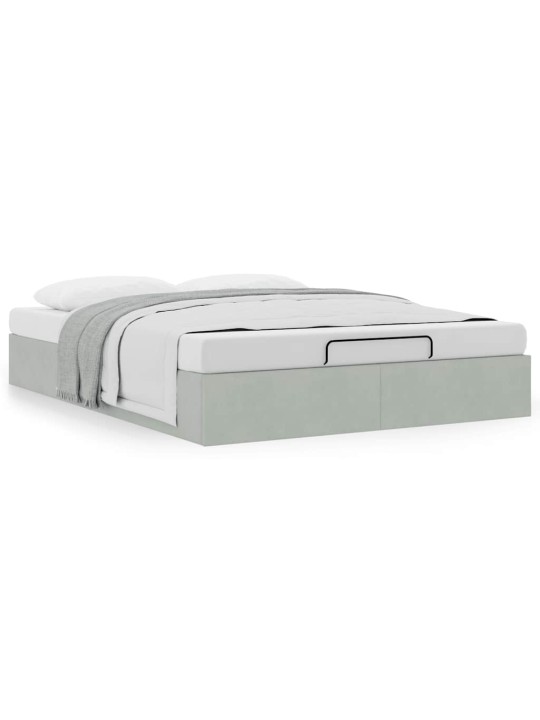 OTTOMANI VOODIRAAM ILMA MADRATSITA HELEHALL 140X190 CM SAMET