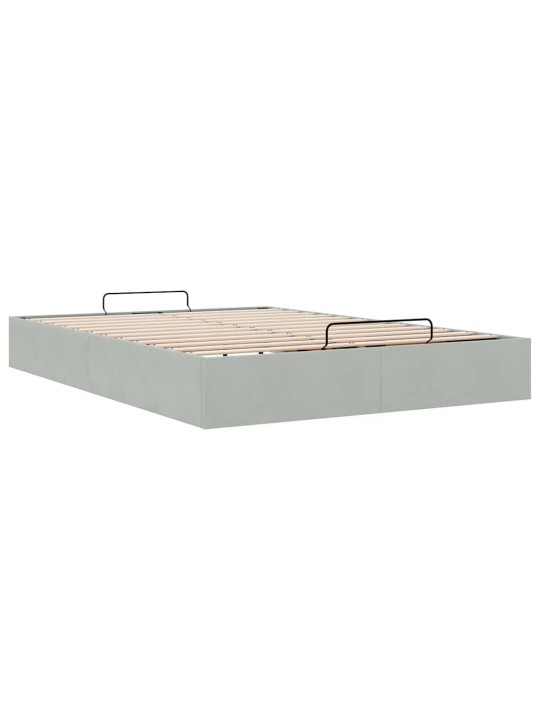 OTTOMANI VOODIRAAM ILMA MADRATSITA HELEHALL 140X190 CM SAMET