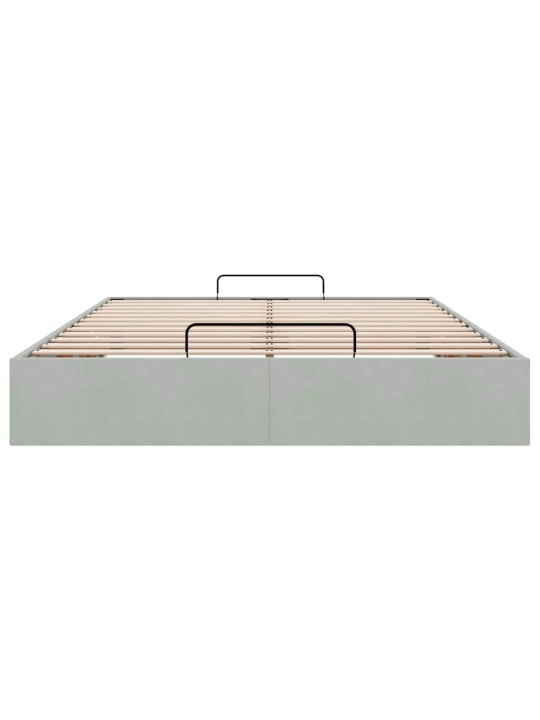 OTTOMANI VOODIRAAM ILMA MADRATSITA HELEHALL 140X190 CM SAMET