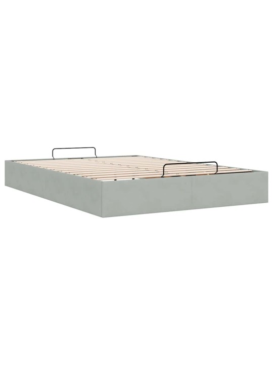 OTTOMANI VOODIRAAM ILMA MADRATSITA HELEHALL 140X190 CM SAMET