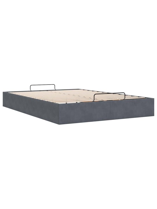 OTTOMANI VOODIRAAM ILMA MADRATSITA, TUMEHALL, 140X190 CM, SAMET
