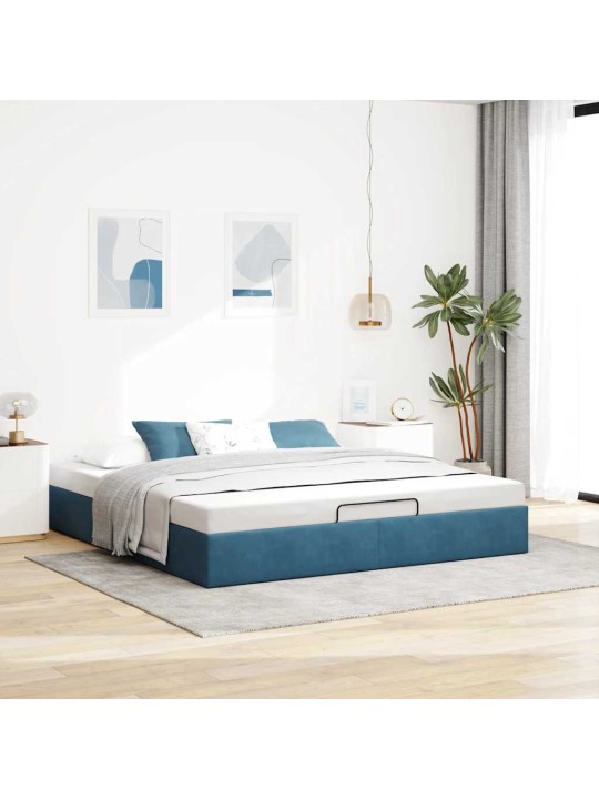 OTTOMANI VOODIRAAM ILMA MADRATSITA, 160X200 CM, SAMET