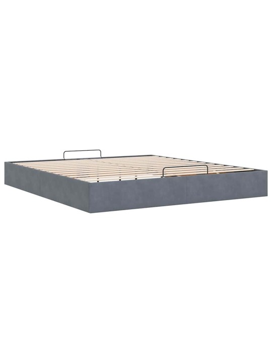 OTTOMANI VOODIRAAM ILMA MADRATSITA, TUMEHALL, 200X200 CM, SAMET