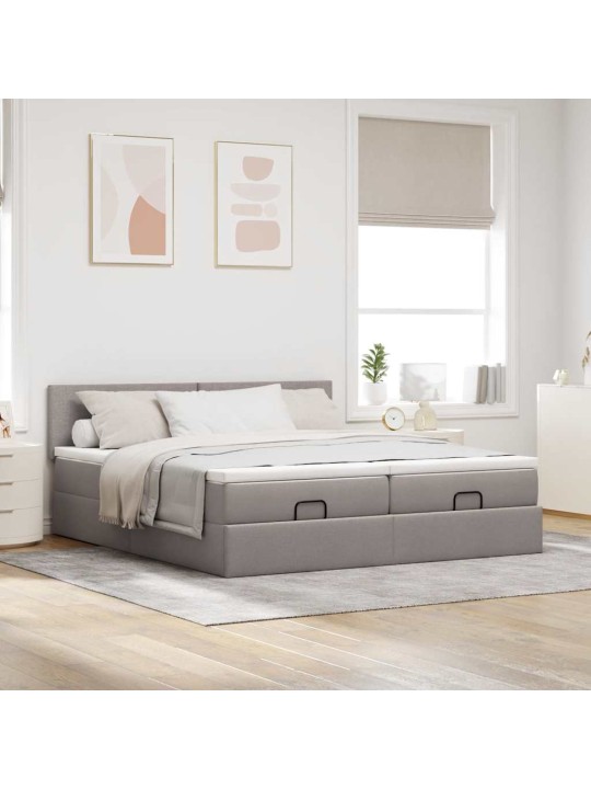 OTTOMANI VOODIRAAM MADRATSITEGA PRUUNIKASHALL 200X200CM KANGAS