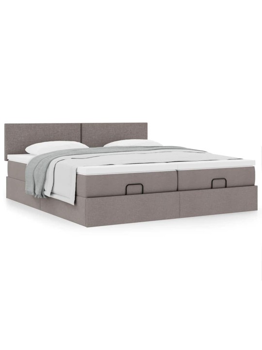 OTTOMANI VOODIRAAM MADRATSITEGA PRUUNIKASHALL 200X200CM KANGAS