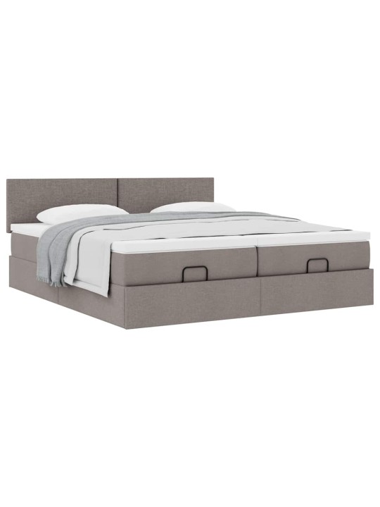 OTTOMANI VOODIRAAM MADRATSITEGA PRUUNIKASHALL 200X200CM KANGAS