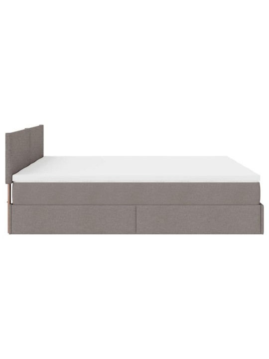 OTTOMANI VOODIRAAM MADRATSITEGA PRUUNIKASHALL 200X200CM KANGAS