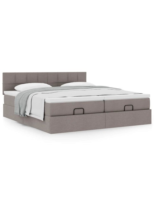 OTTOMANI VOODIRAAM MADRATSITEGA PRUUNIKASHALL 200X200CM KANGAS