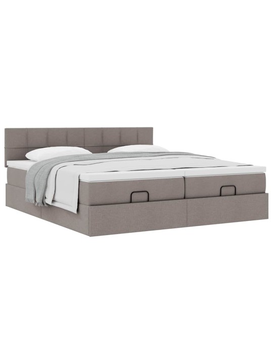 OTTOMANI VOODIRAAM MADRATSITEGA PRUUNIKASHALL 200X200CM KANGAS