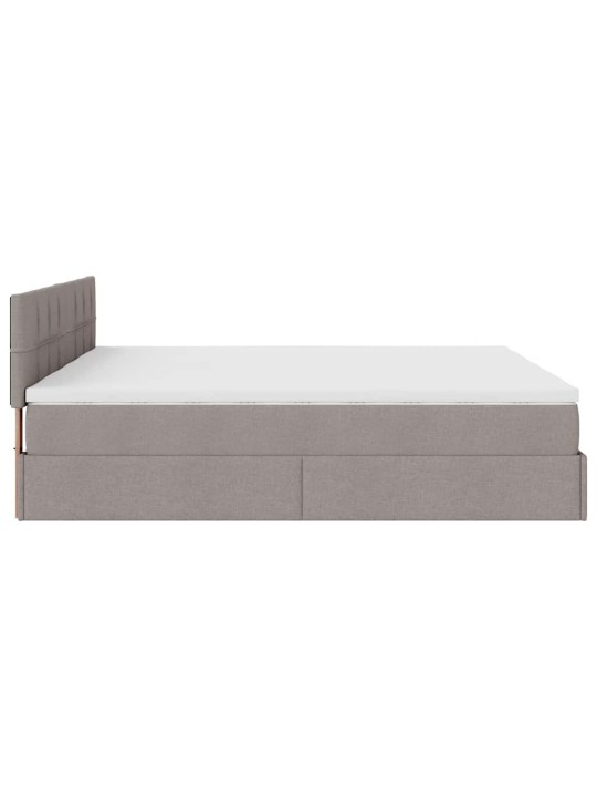 OTTOMANI VOODIRAAM MADRATSITEGA PRUUNIKASHALL 200X200CM KANGAS
