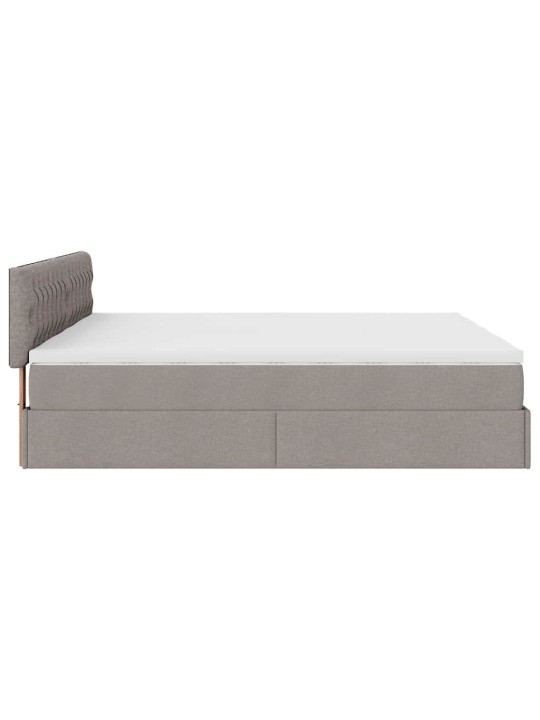 OTTOMANI VOODIRAAM MADRATSITEGA PRUUNIKASHALL 200X200CM KANGAS
