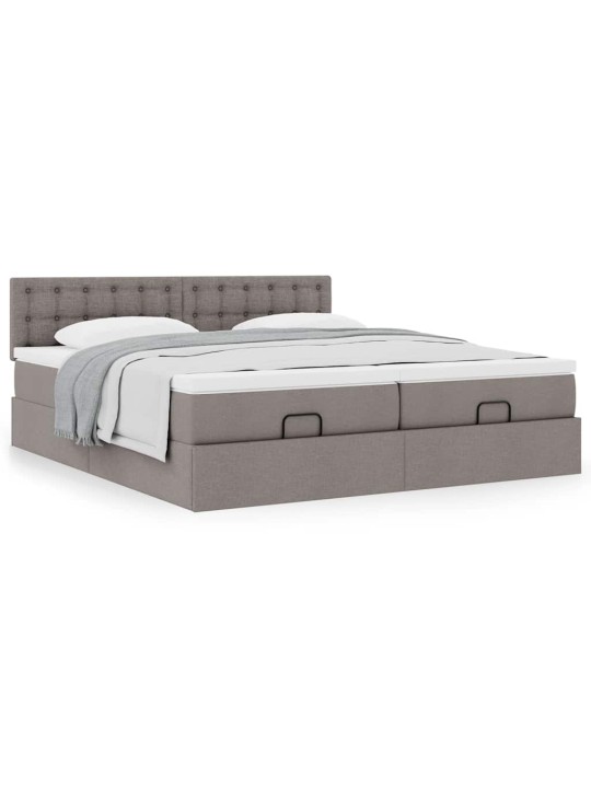 OTTOMANI VOODIRAAM MADRATSITEGA PRUUNIKASHALL 200X200CM KANGAS