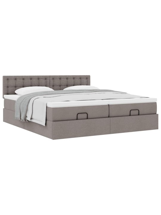 OTTOMANI VOODIRAAM MADRATSITEGA PRUUNIKASHALL 200X200CM KANGAS