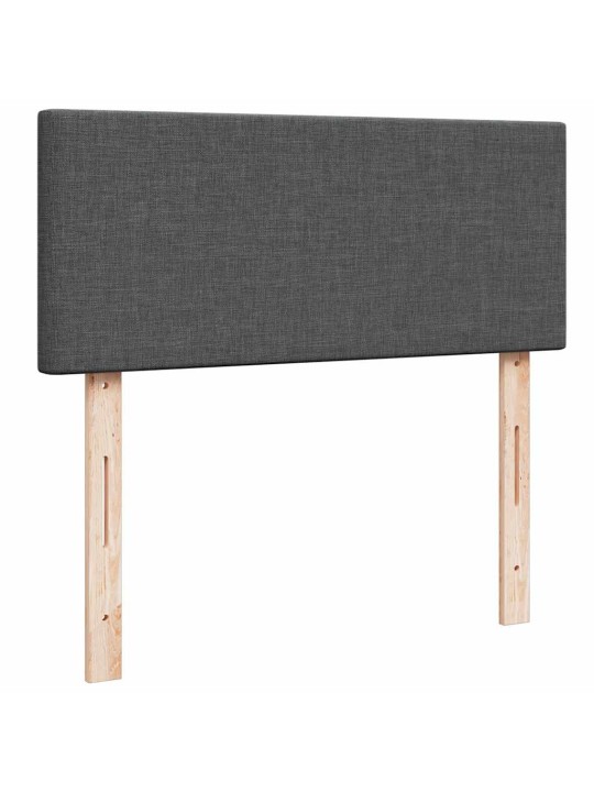 OTTOMANI VOODI MADRATSITA JA LED, TUMEHALL, 120X200 CM, KANGAS