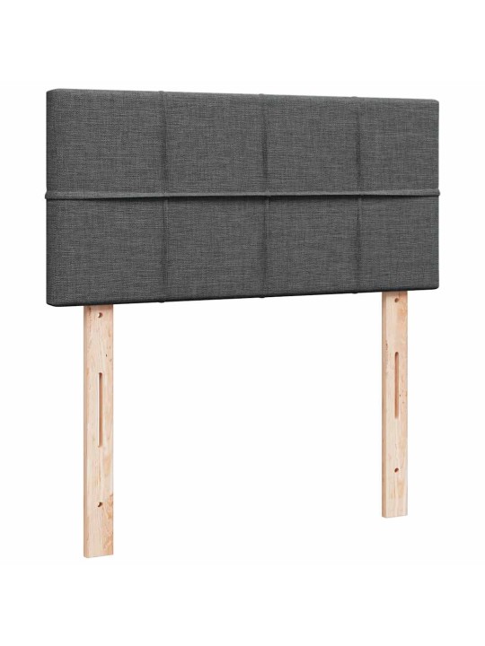 OTTOMANI VOODI MADRATSITA JA LED, TUMEHALL, 90X200 CM, KANGAS