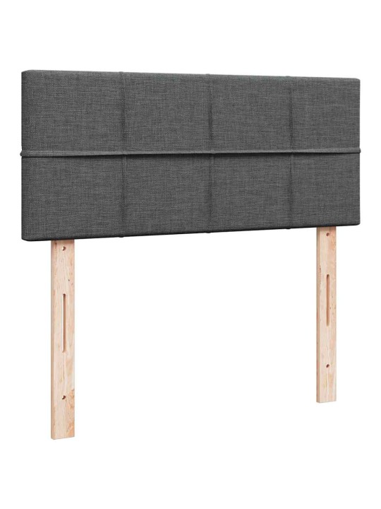 OTTOMANI VOODI MADRATSITA JA LED, TUMEHALL, 120X200 CM, KANGAS