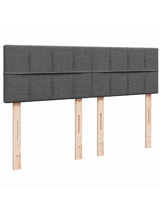 OTTOMANI VOODI MADRATSITA JA LED, TUMEHALL, 140X190CM, KANGAS