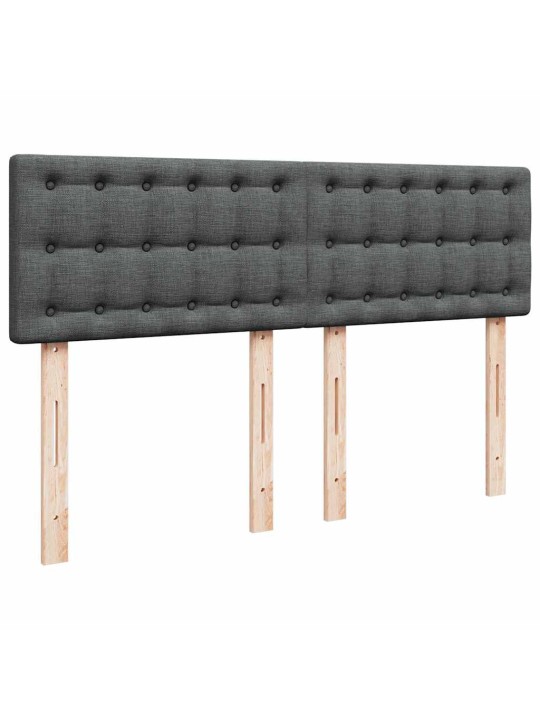 OTTOMANI VOODI MADRATSITA JA LED, TUMEHALL, 140X190CM, KANGAS