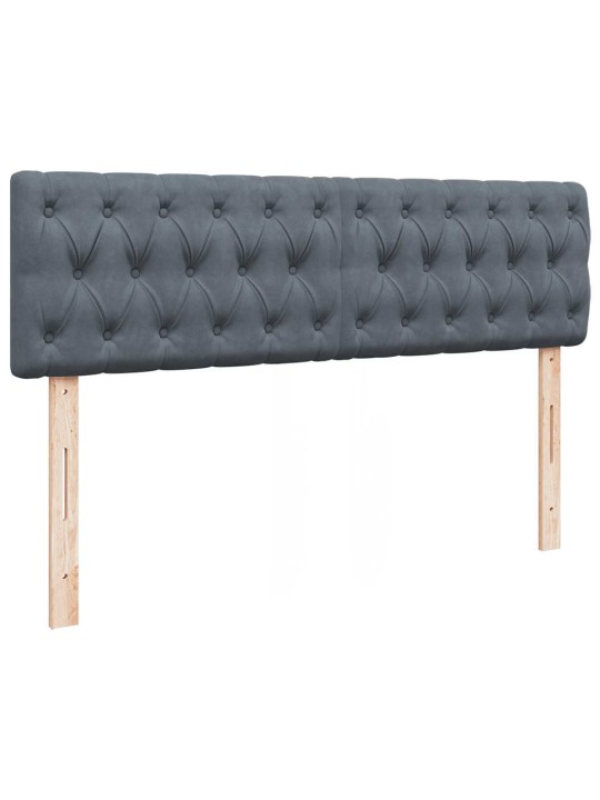 OTTOMANI VOODI MADRATSIGA JA LED, TUMEHALL, 140X200CM, SAMET