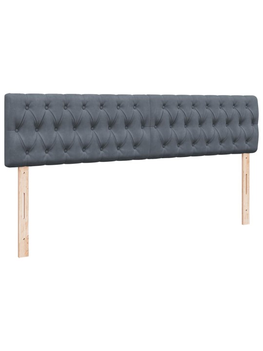 OTTOMANI VOODIRAAM MADRATSITEGA, TUMEHALL, 200X200 CM, SAMET