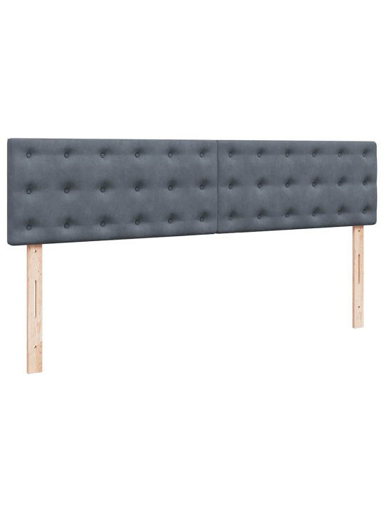 OTTOMANI VOODIRAAM MADRATSITEGA, TUMEHALL, 200X200 CM, SAMET
