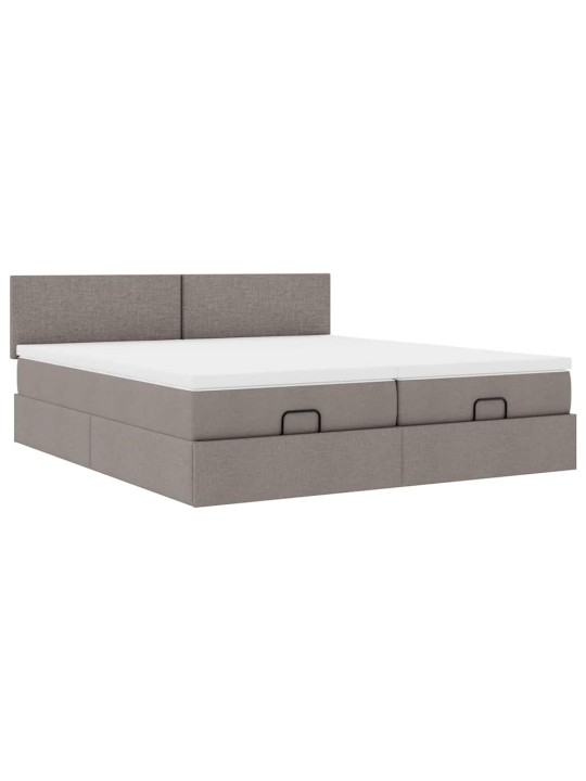 OTTOMANI VOODIRAAM MADRATSITEGA PRUUNIKASHALL 200X200CM KANGAS