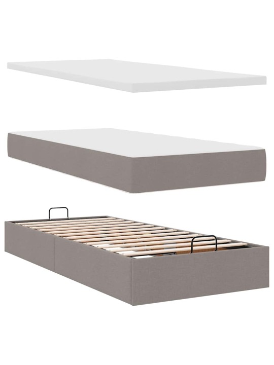 OTTOMANI VOODIRAAM MADRATSITEGA PRUUNIKASHALL 200X200CM KANGAS