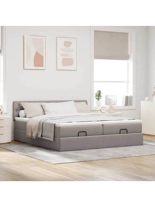 OTTOMANI VOODIRAAM MADRATSITEGA PRUUNIKASHALL 200X200CM KANGAS