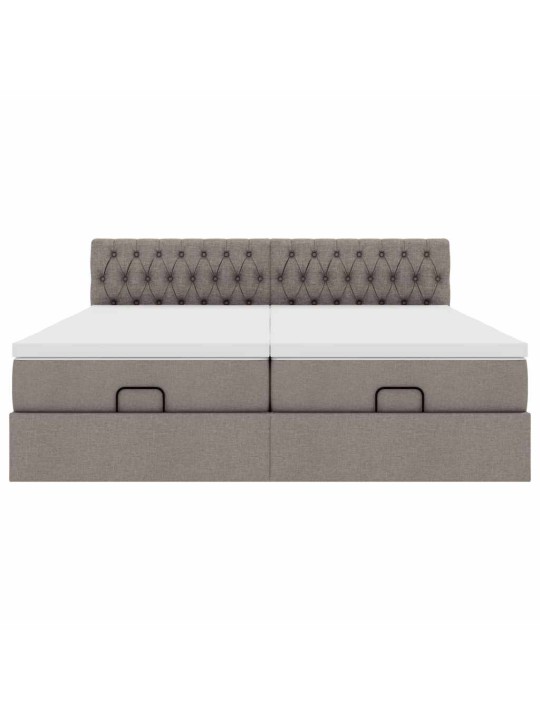 OTTOMANI VOODIRAAM MADRATSITEGA PRUUNIKASHALL 200X200CM KANGAS