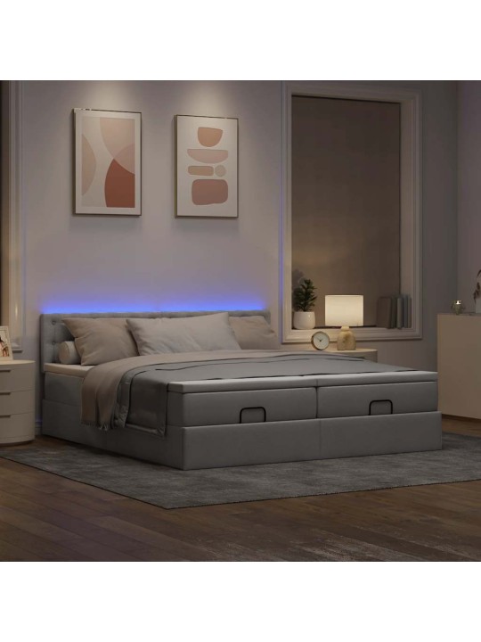 OTTOMANI VOODIRAAM MADRATSITEGA PRUUNIKASHALL 200X200CM KANGAS