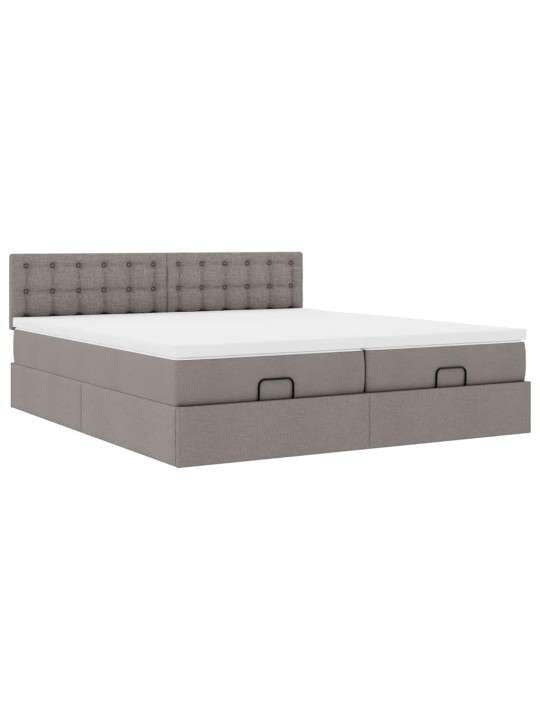 OTTOMANI VOODIRAAM MADRATSITEGA PRUUNIKASHALL 200X200CM KANGAS