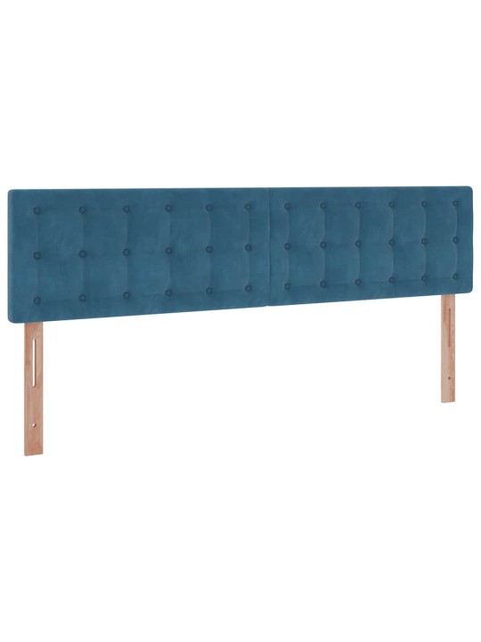 OTTOMANI VOODIRAAM MADRATSITEGA, TUMESININE, 180X200 CM, SAMET