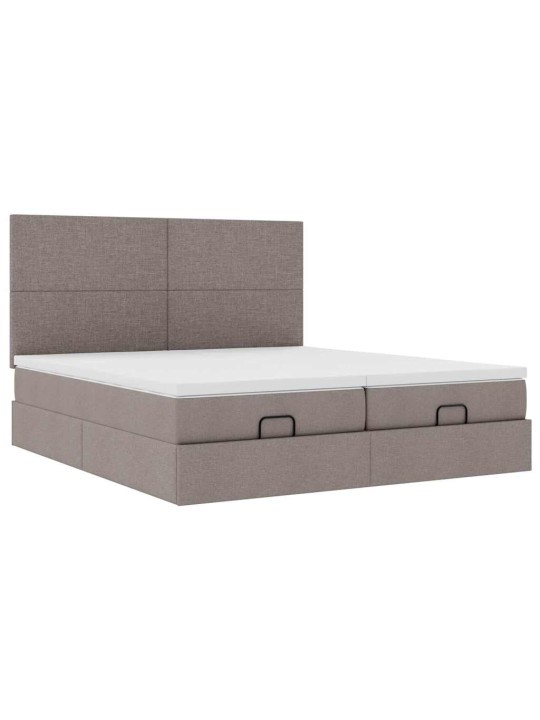 OTTOMANI VOODIRAAM MADRATSITEGA PRUUNIKASHALL 200X200CM KANGAS
