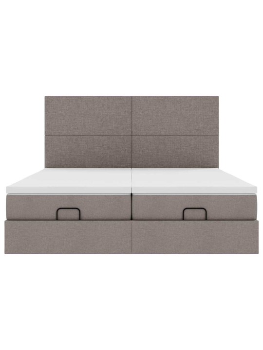 OTTOMANI VOODIRAAM MADRATSITEGA PRUUNIKASHALL 200X200CM KANGAS