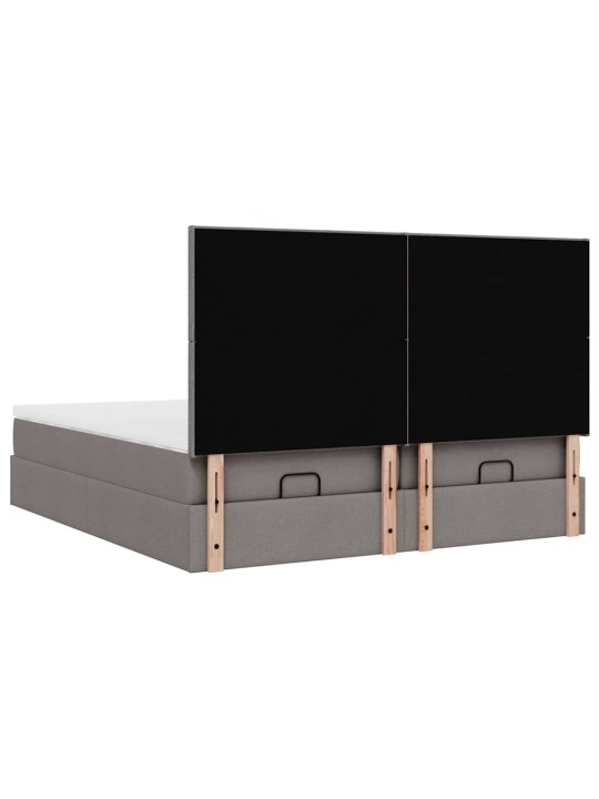 OTTOMANI VOODIRAAM MADRATSITEGA PRUUNIKASHALL 200X200CM KANGAS