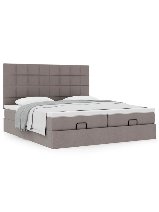 OTTOMANI VOODIRAAM MADRATSITEGA PRUUNIKASHALL 200X200CM KANGAS
