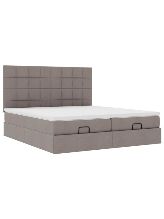 OTTOMANI VOODIRAAM MADRATSITEGA PRUUNIKASHALL 200X200CM KANGAS
