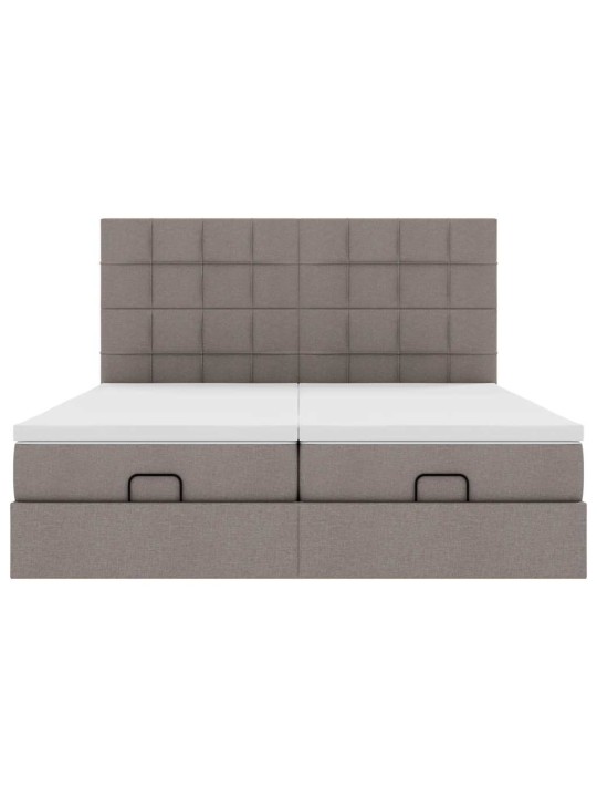 OTTOMANI VOODIRAAM MADRATSITEGA PRUUNIKASHALL 200X200CM KANGAS